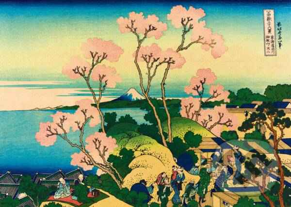 Levně Katsushika Hokusai - Shinagawa on the Tokaido, 1832 - puzzle z kategorie Umelecké