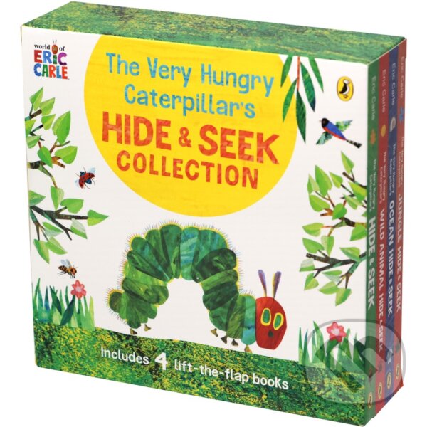 Levně The Very Hungry Caterpillar's Hide and Seek Collection 4 Book Slipcase - kniha z kategorie Rozprávky