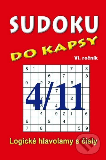 Kniha: Sudoku do kapsy 4/2011 (červená) (Telpres). Telpres, 2011