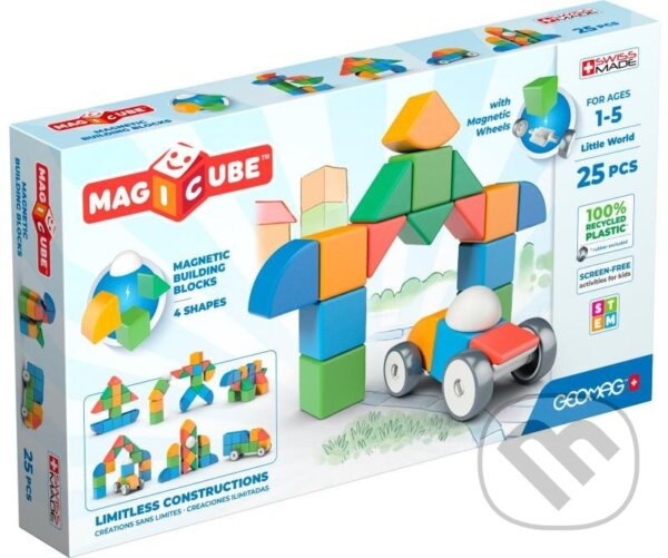 Levně Geomag Magicube Shapes (25 PCS) (25 dílků) - hra z kategorie Stavebnice