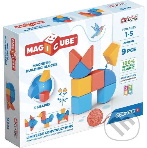 Levně Geomag Magicube Shapes (9 dílků) - hra z kategorie Stavebnice