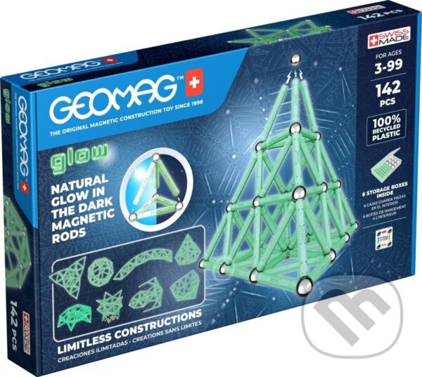 Levně Geomag Glow (142 dílků) - hra z kategorie Stavebnice