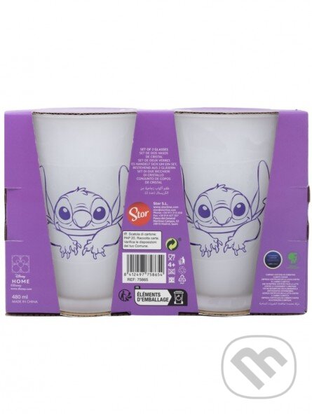 Levně Stitch Set pohárov