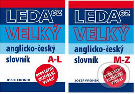 Velký anglicko-český slovník A-L, M-Z - Josef Fronek, Leda, 2016