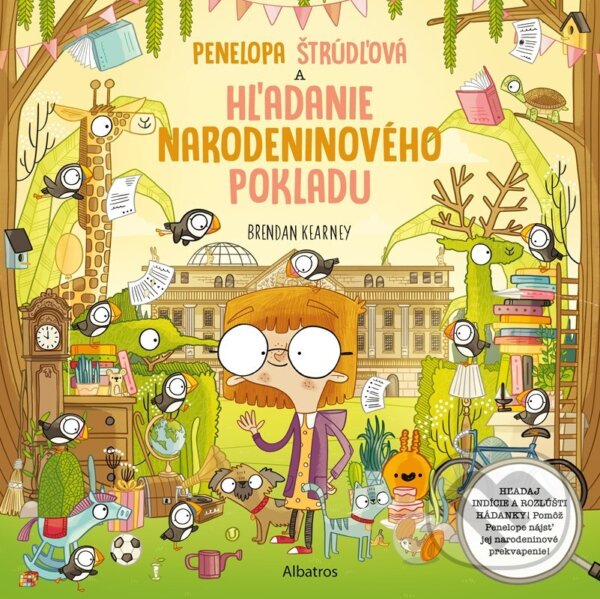 Levně Penelopa Štrúdľová a hľadanie narodeninového pokladu - kniha z kategorie Hlavolamy