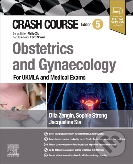 Levně Crash Course Obstetrics and Gynaecology - Dila Zengin, Jacqueline Sia, Philip Xiu, Sophie Strong - kniha z kategorie Gynekológia