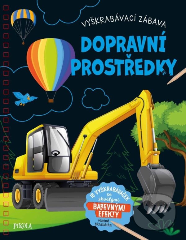 Kniha: Vyškrabávací zábava: Dopravní prostředky (neuveden)