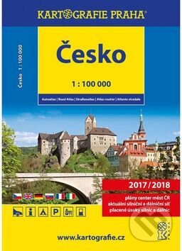Autoatlas Česko 1:100 000, Kartografie Praha, 2016