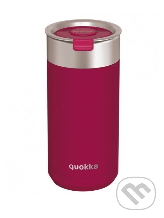 Levně Quokka Nerezový termohrnek se sítkem Boost: Maroon 400ml