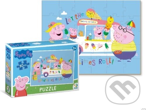 Levně Prasátko Peppa Zmrzlina (30 dílků) - hra z kategorie 15 – 60 dielikov