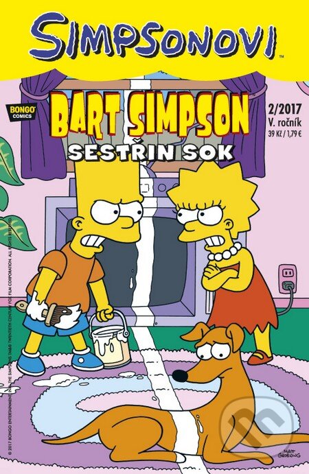 Levně Bart Simpson: Sestřin sok (2/2017) - Matt Groening - kniha z kategorie Komiksy
