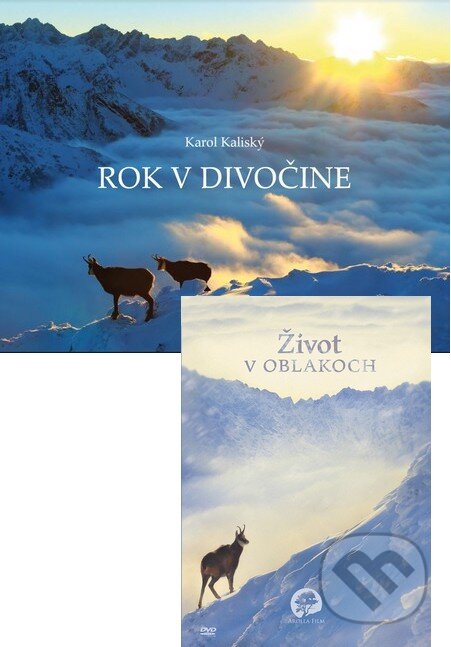 Levně Rok v divočine + Život v oblakoch (kolekcia) (kniha + DVD) - film z kategorie Prírodopisné dokumenty