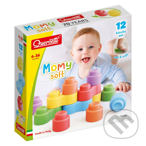 Levně Mäkké kocky Momy - 12 ks - hra z kategorie Stavebnice