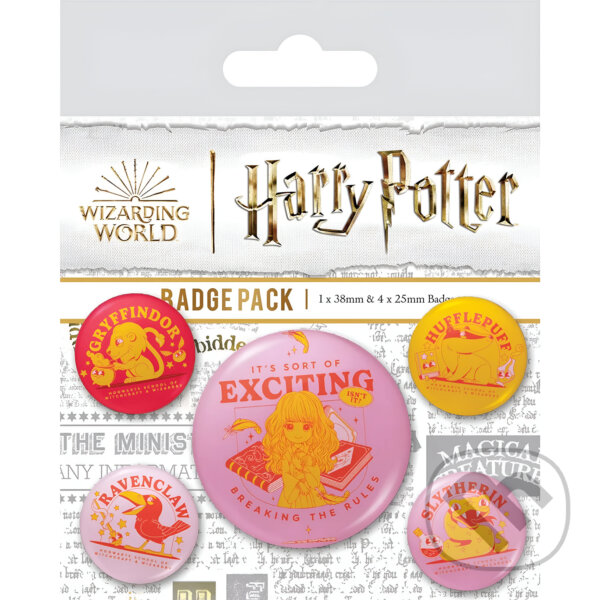 Levně Sada odznakov - Harry Potter