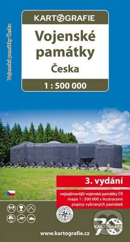 Levně Vojenské památky Česka 1:500 000 - kniha z kategorie Mapy Európy