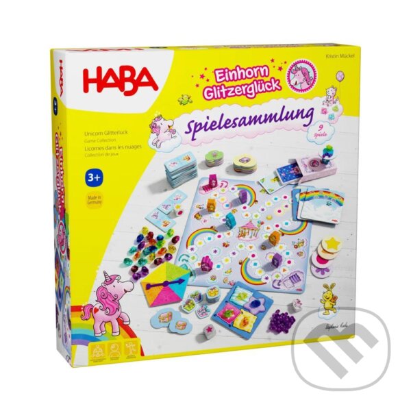 Spoločenská hra: Magický jednorožec - Sada 9 hier (Haba). Haba, 2024