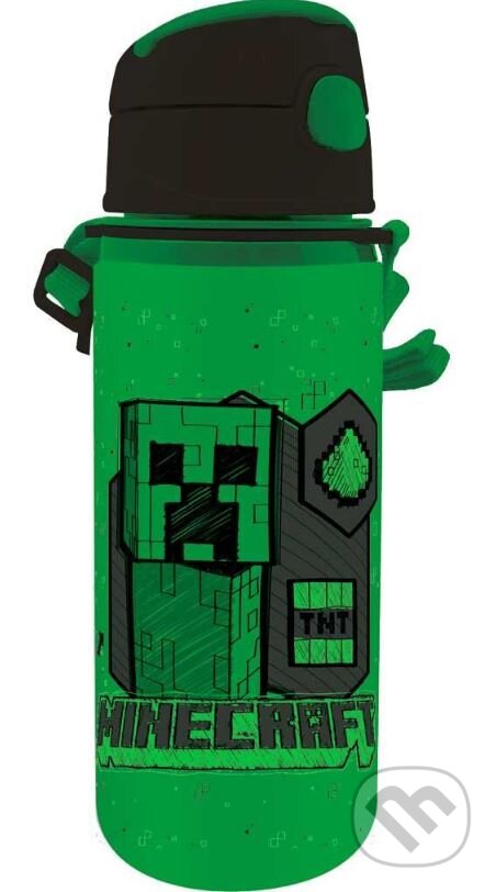 Hliníková fľaša na pitie Minecraft: Creeper (). , 2024