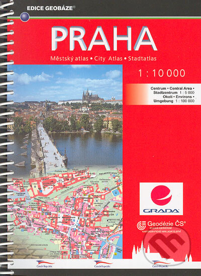 Městský atlas Praha - 1:10 000, Grada, 2006