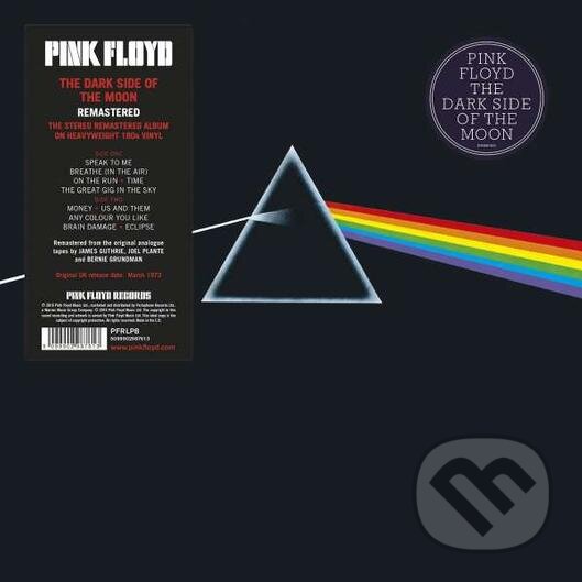 Pink Floyd: The Dark Side Of The Moon LP - Pink Floyd, Hudobné albumy, 2016
