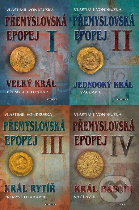 E-kniha: Přemyslovská epopej I – IV (Vlastimil Vondruška). Moba