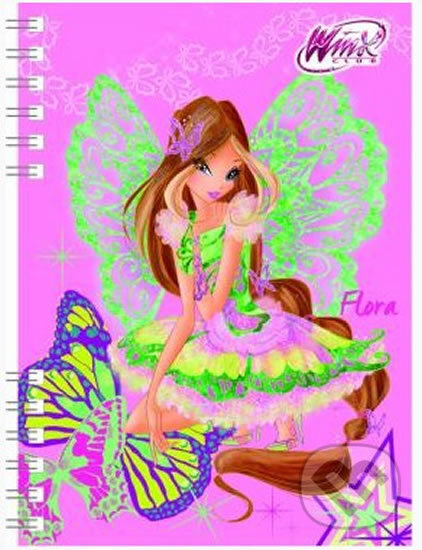 Levně Winx Club Flora - zápisník A6