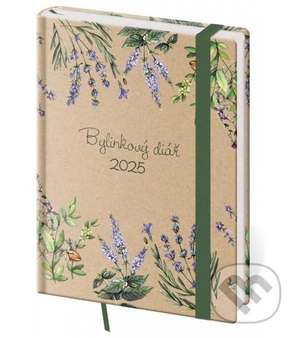 Diář 2025 Bylinkový B6 týdenní Herbs (Helma365). Helma365, 2024