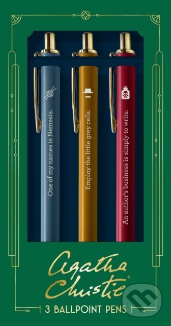 Kniha Agatha Christie Pen Set