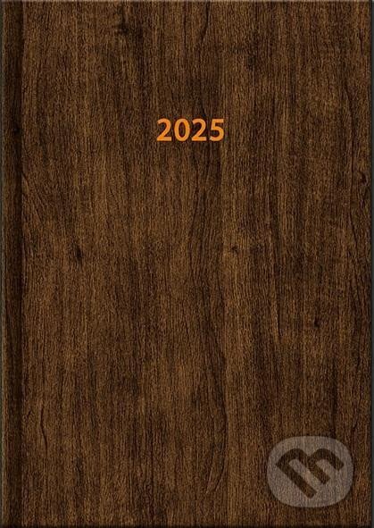 Diář 2025 Wood, denní A5 (Spektrum grafik). Spektrum grafik, 2024