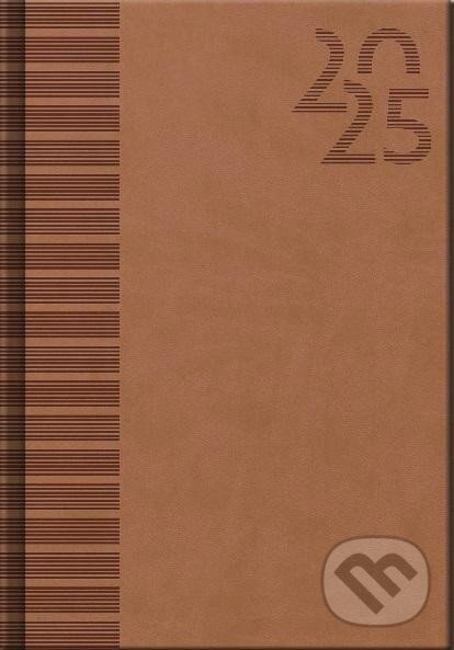 Diář 2025 Vivella Brown, týdenní A5 (Spektrum grafik). Spektrum grafik, 2024