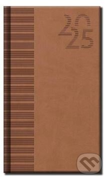 Diář 2025 Vivella Brown, mini, týdenní A6 (Spektrum grafik). Spektrum grafik, 2024
