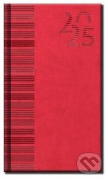 Diář 2025 Vivella Red, mini, týdenní A6 (Spektrum grafik). Spektrum grafik, 2024