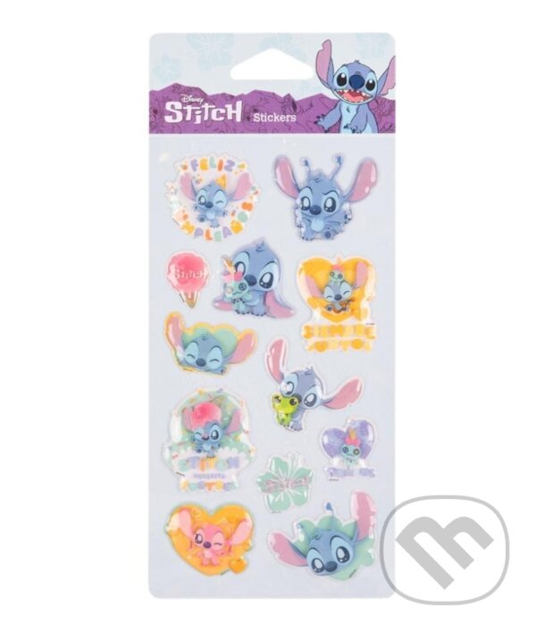 Levně Colorino Pop-Up samolepky Stitch 6, mix