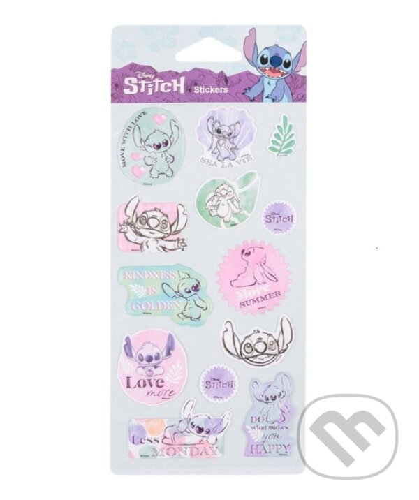 Levně Colorino Pop-Up samolepky Stitch 4, mix