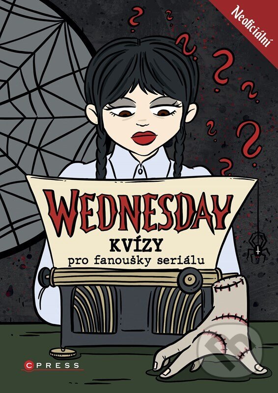 Levně Wednesday – kvízy pro fanoušky seriálu - kniha z kategorie Beletria