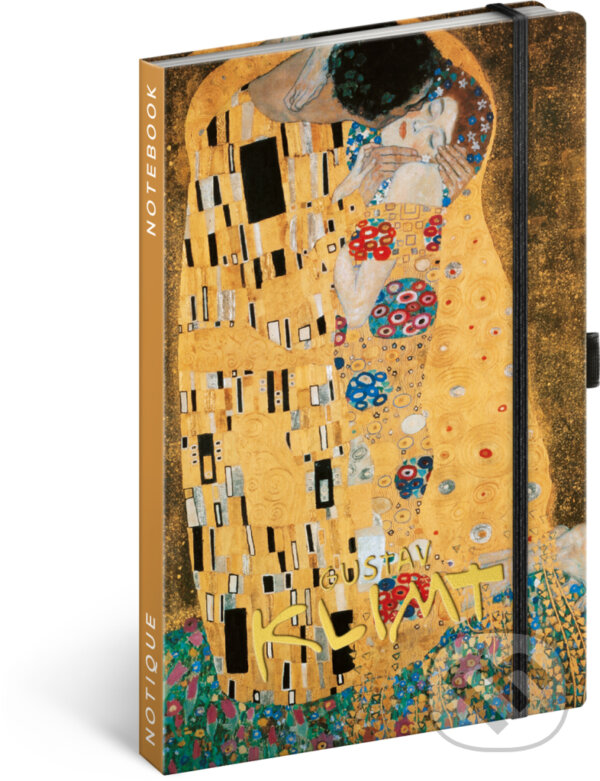 Levně NOTIQUE Notes Gustav Klimt (linajkovaný)