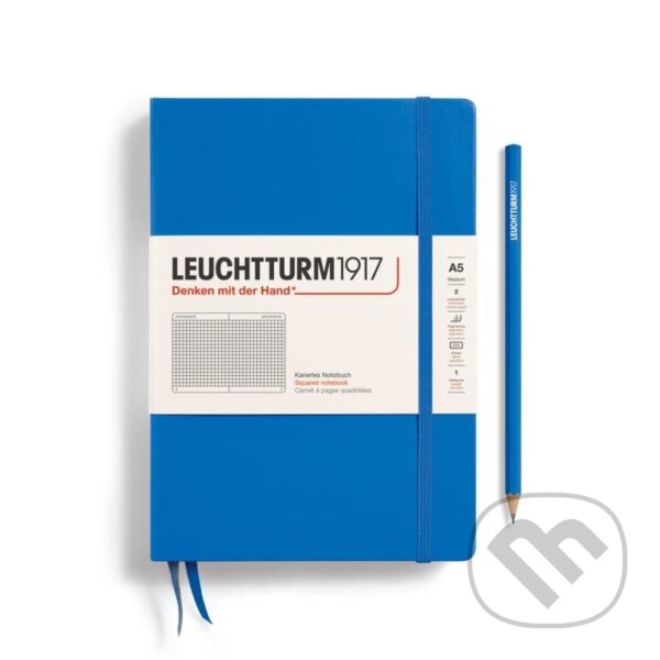 Levně Leuchtturm1917 Zápisník Sky Medium A5 čtverečkovaný