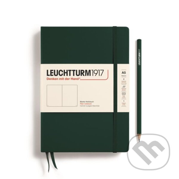 Levně Leuchtturm1917 Zápisník Forest Green Medium A5 čistý