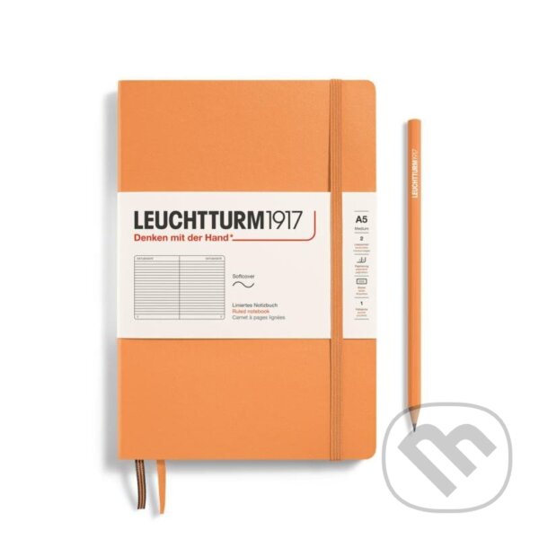 Leuchtturm1917 Zápisník Apricot Softcover A5 linkovaný