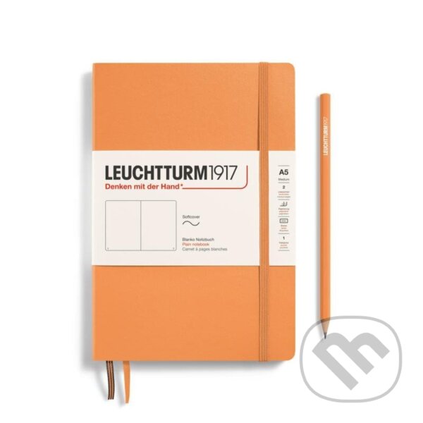Levně Leuchtturm1917 Zápisník Apricot Softcover A5 čistý