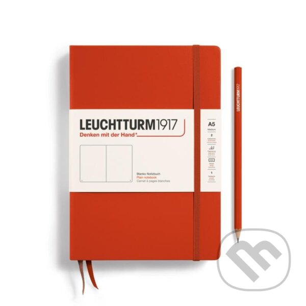 Levně Leuchtturm1917 Zápisník Fox Red Medium A5 čistý