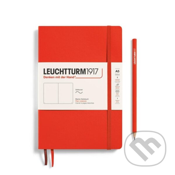 Levně Leuchtturm1917 Zápisník Lobster Softcover A5 čistý