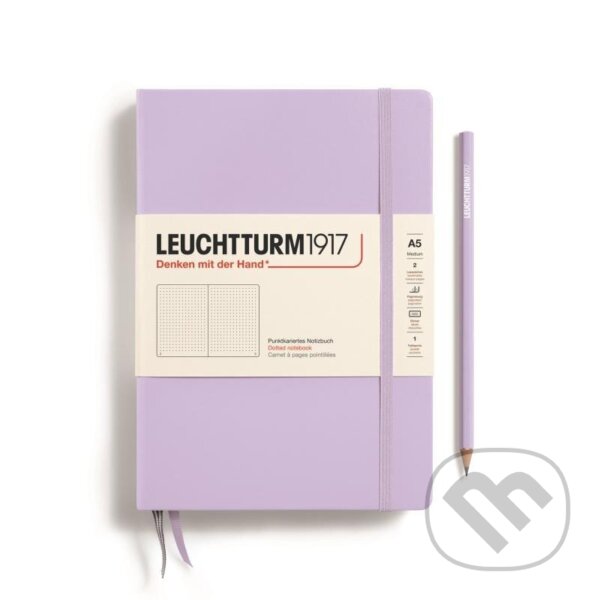 Levně Leuchtturm1917 Zápisník Lilac Medium A5 tečkovaný