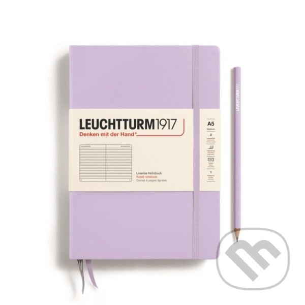 Levně Leuchtturm1917 Zápisník Lilac Medium A5 linkovaný
