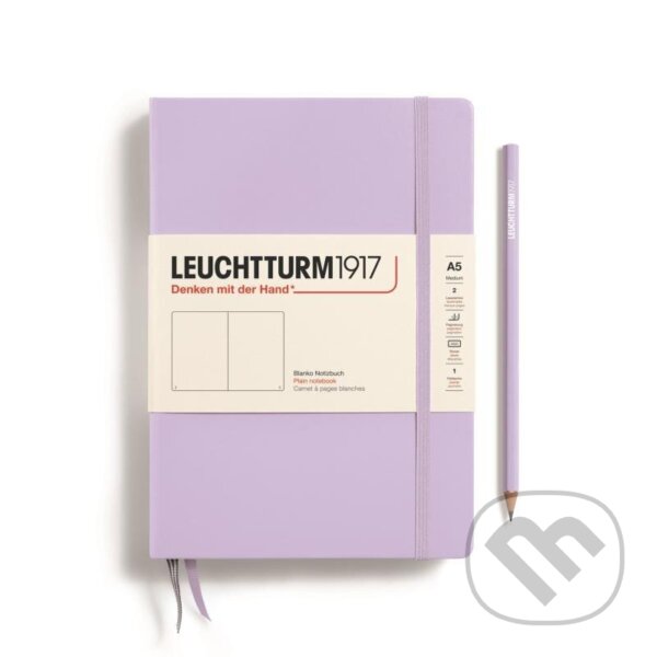 Levně Leuchtturm1917 Zápisník Lilac Medium A5 čistý
