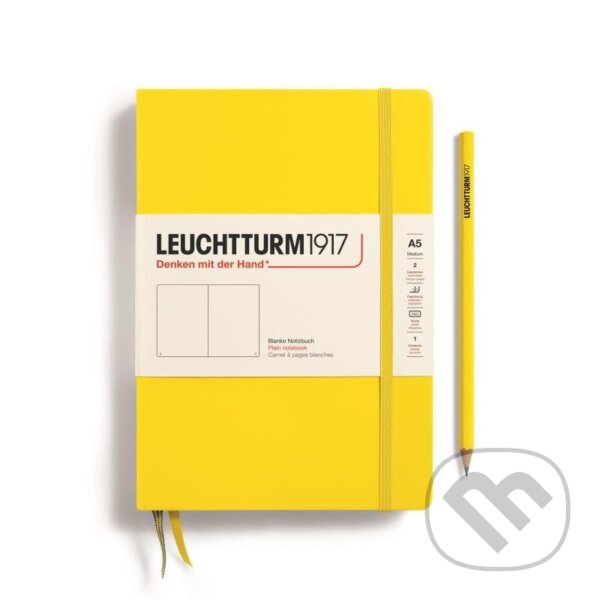 Levně Leuchtturm1917 Zápisník Lemon Medium A5 čistý