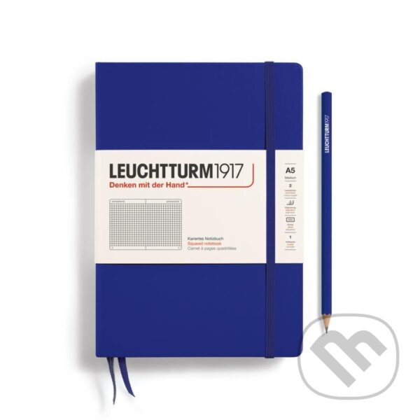 Levně Leuchtturm1917 Zápisník Ink Medium A5 čtverečkovaný