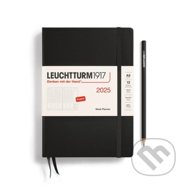 Leuchtturm1917 Week Planner Medium (A5) 2025 Black (Leuchtturm1917). Leuchtturm1917, 2024