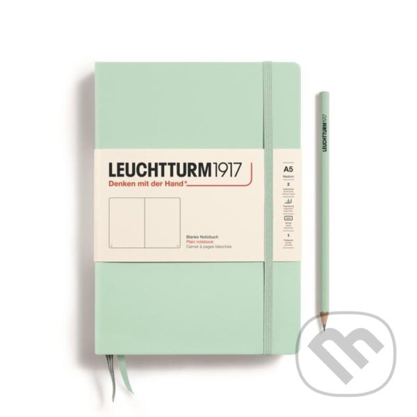 Levně Leuchtturm1917 Zápisník Mint Green Medium A5 čistý