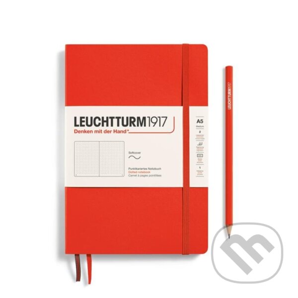 Levně Leuchtturm1917 Zápisník Lobster Softcover A5 tečkovaný