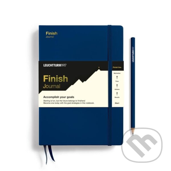 Levně Leuchtturm1917 Finish Journal Medium A5 Navy